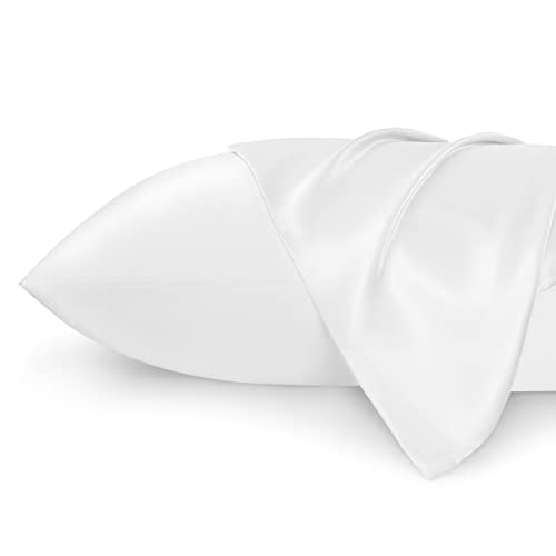 Silk Satin Pillowcase for Hair and Skin - Set of 2