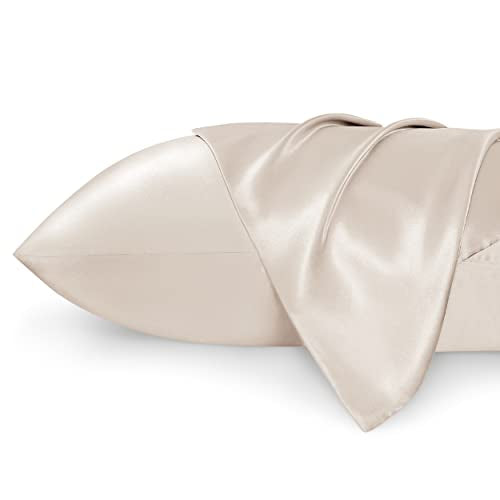 Silk Satin Pillowcase for Hair and Skin - Set of 2