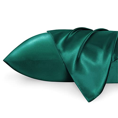 Silk Satin Pillowcase for Hair and Skin - Set of 2