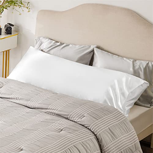 Silk Satin Pillowcase for Hair and Skin - Set of 2