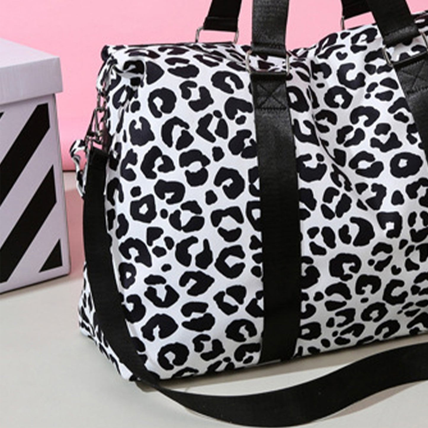 Animal Print Weekender bags