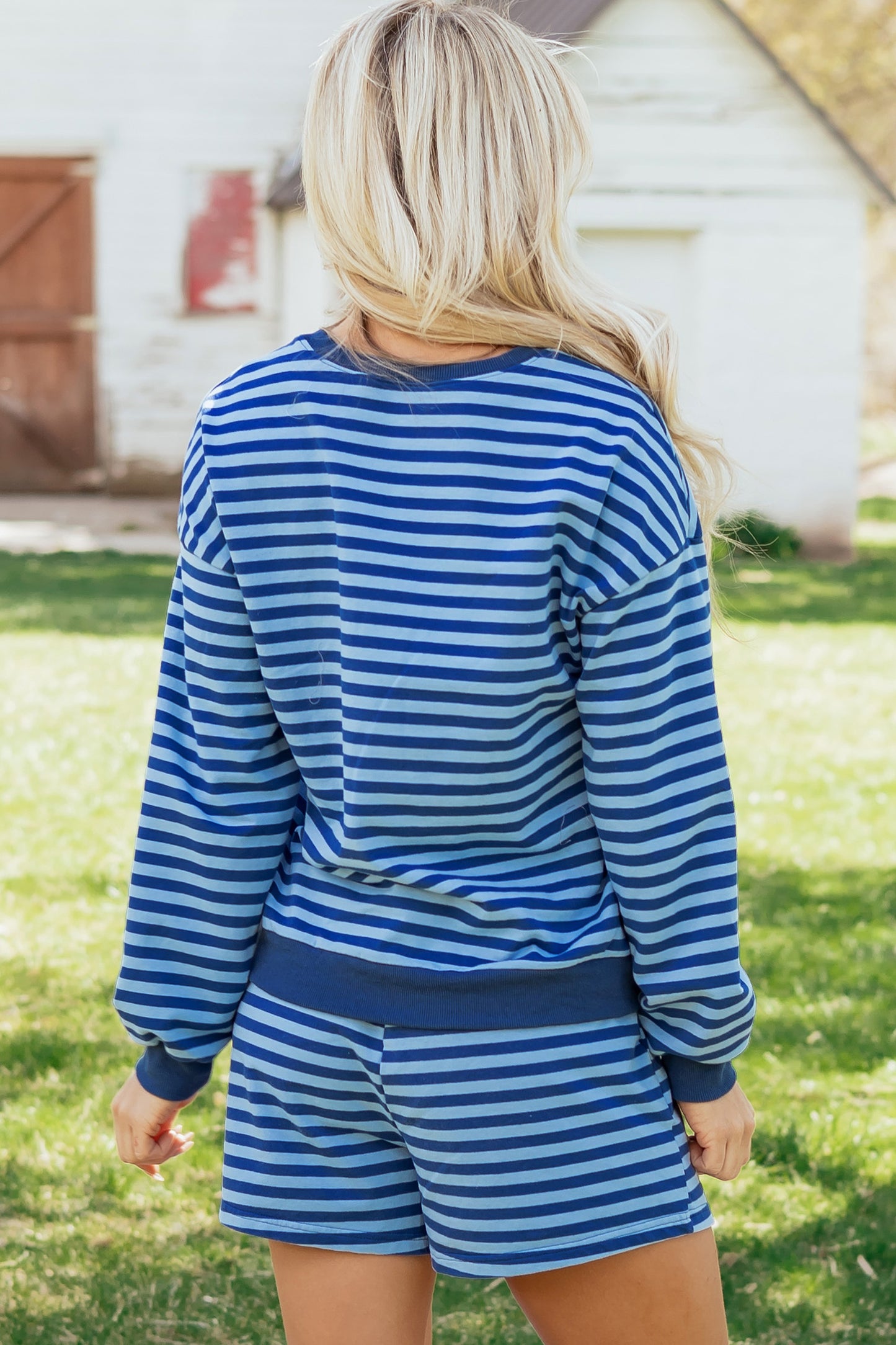 Drop Shoulder Casual Set