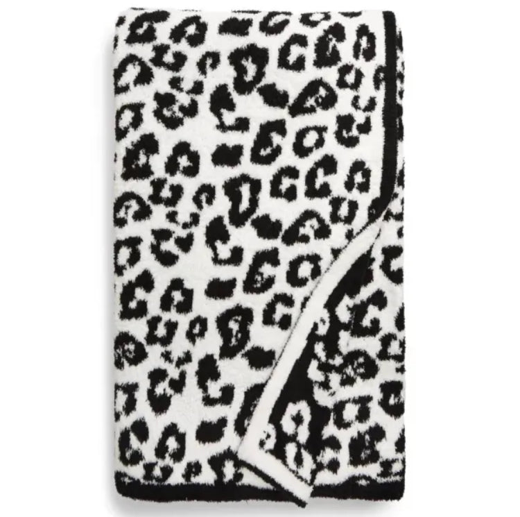 Luxury Leopard Throw Blanket