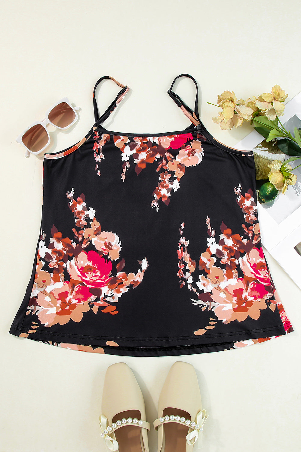 Printed Spaghetti Strap Cami